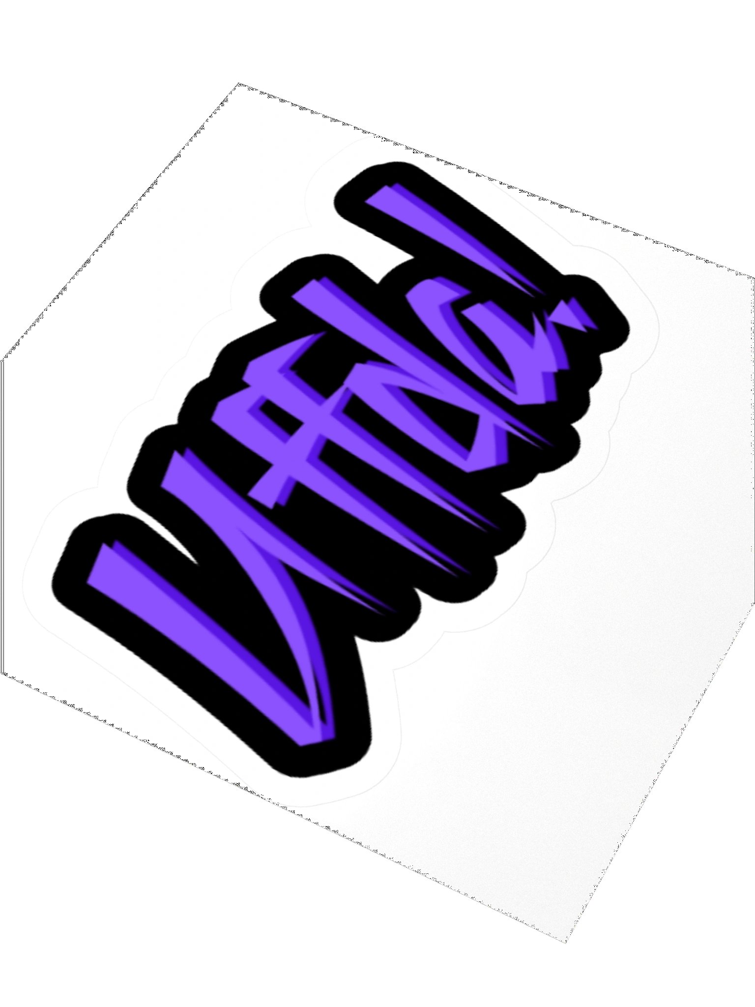 Purple Uffda! Sticker product image (3)