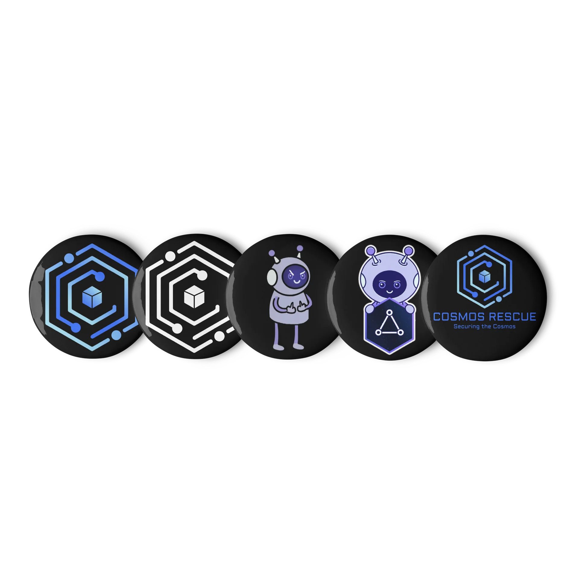 Cosmosrescue black pins product image (1)