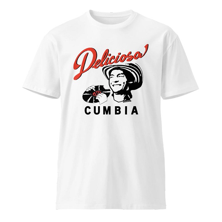Deliciosa Cumbia | Unisex Tee | WHITE product image (1)