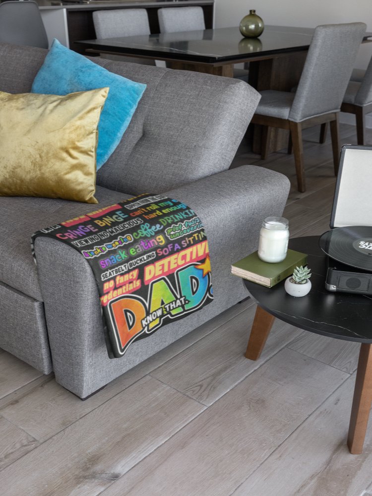 True Crime Dad Blanket Gift Cozy Throw product image (1)