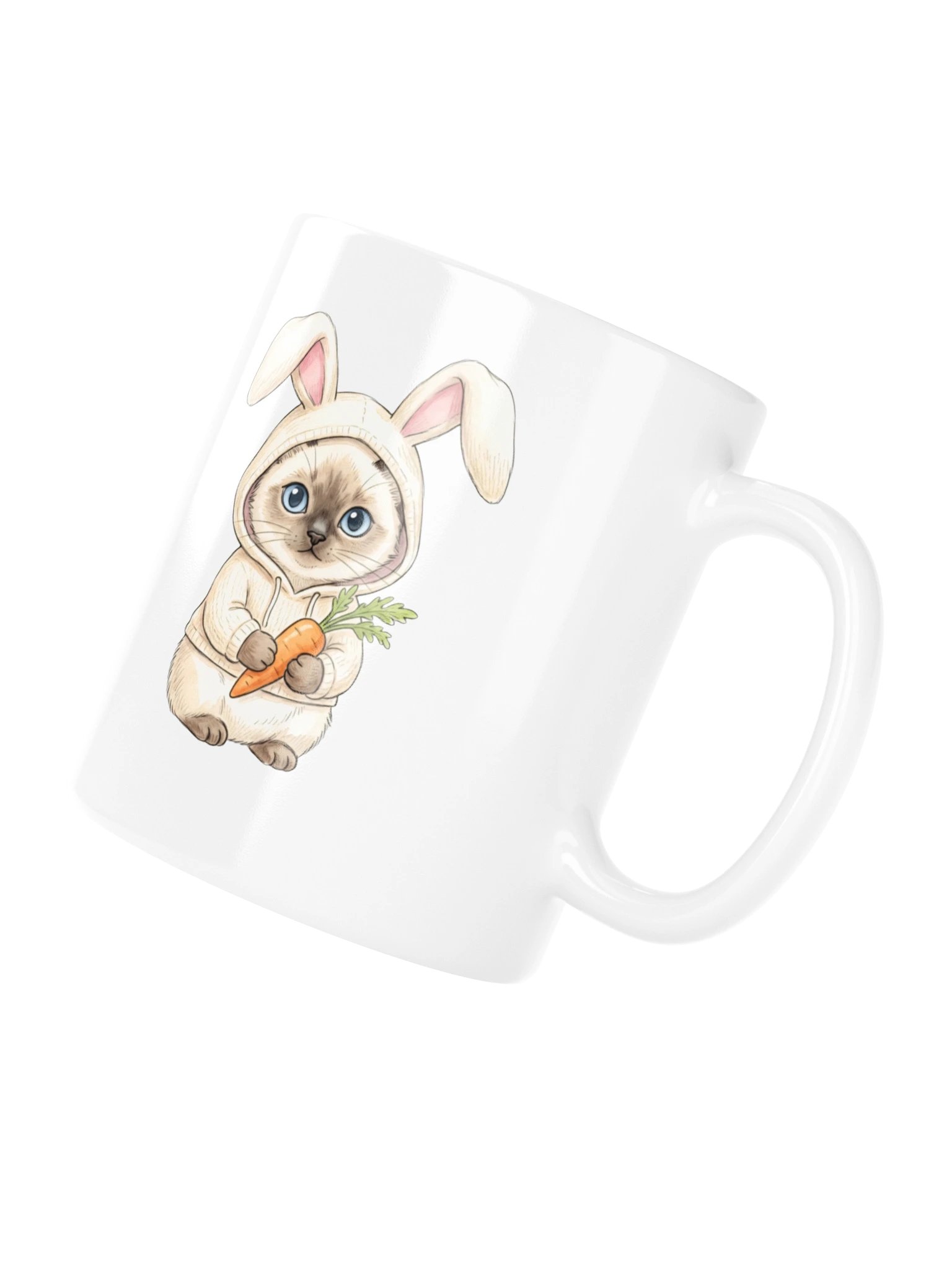 Bunny Hoodie Siamese Mug product image (4)