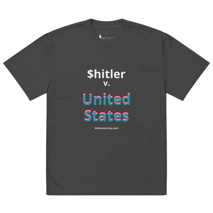 $hitler v. United States - Oversized Faded Tee product image (2)