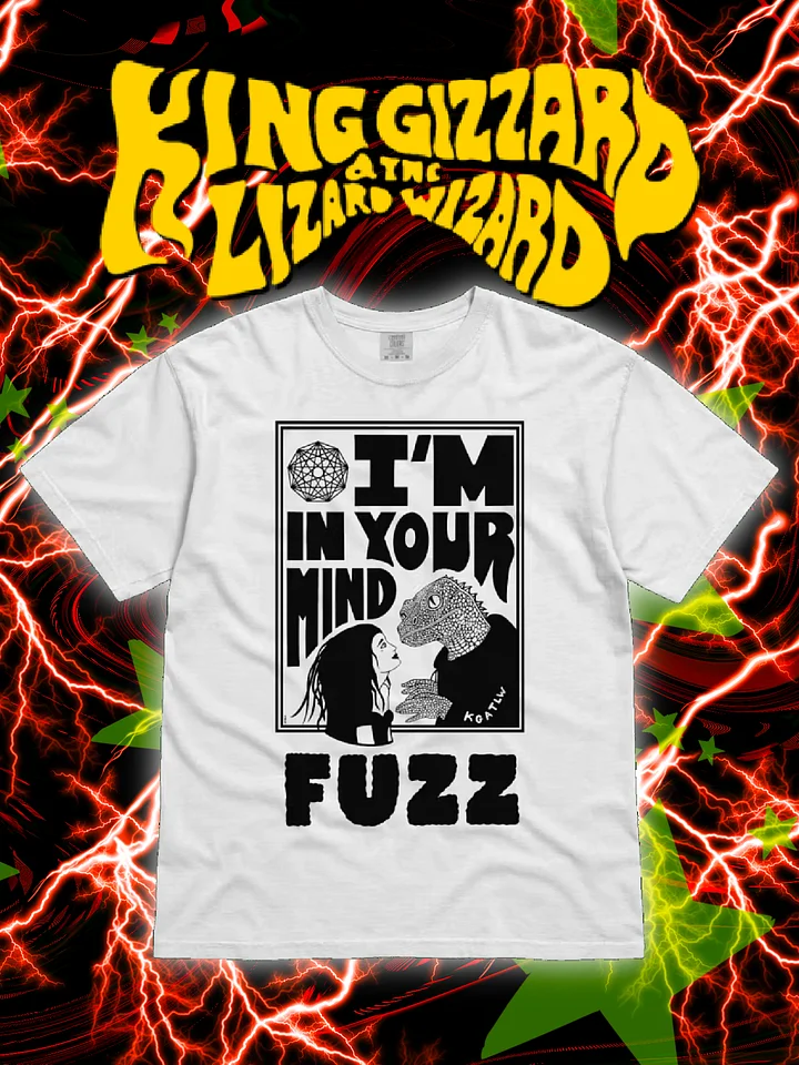 I'M IN YOUR MIND FUZZ T-SHIRT (WHITE) product image (1)