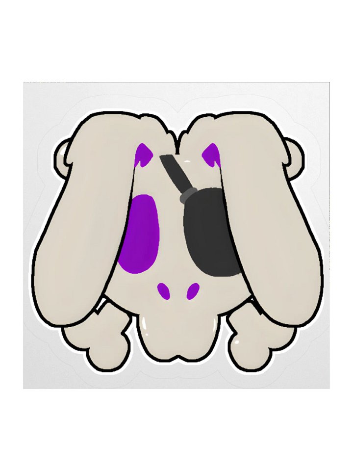 Skull and Crossbuns Sticker product image (1)