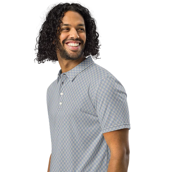 OVTLYR ALL OVER PRINT - POLO SHIRT - RUNS SMALL (ORDER NEXT SIZE UP) - Grey product image (2)