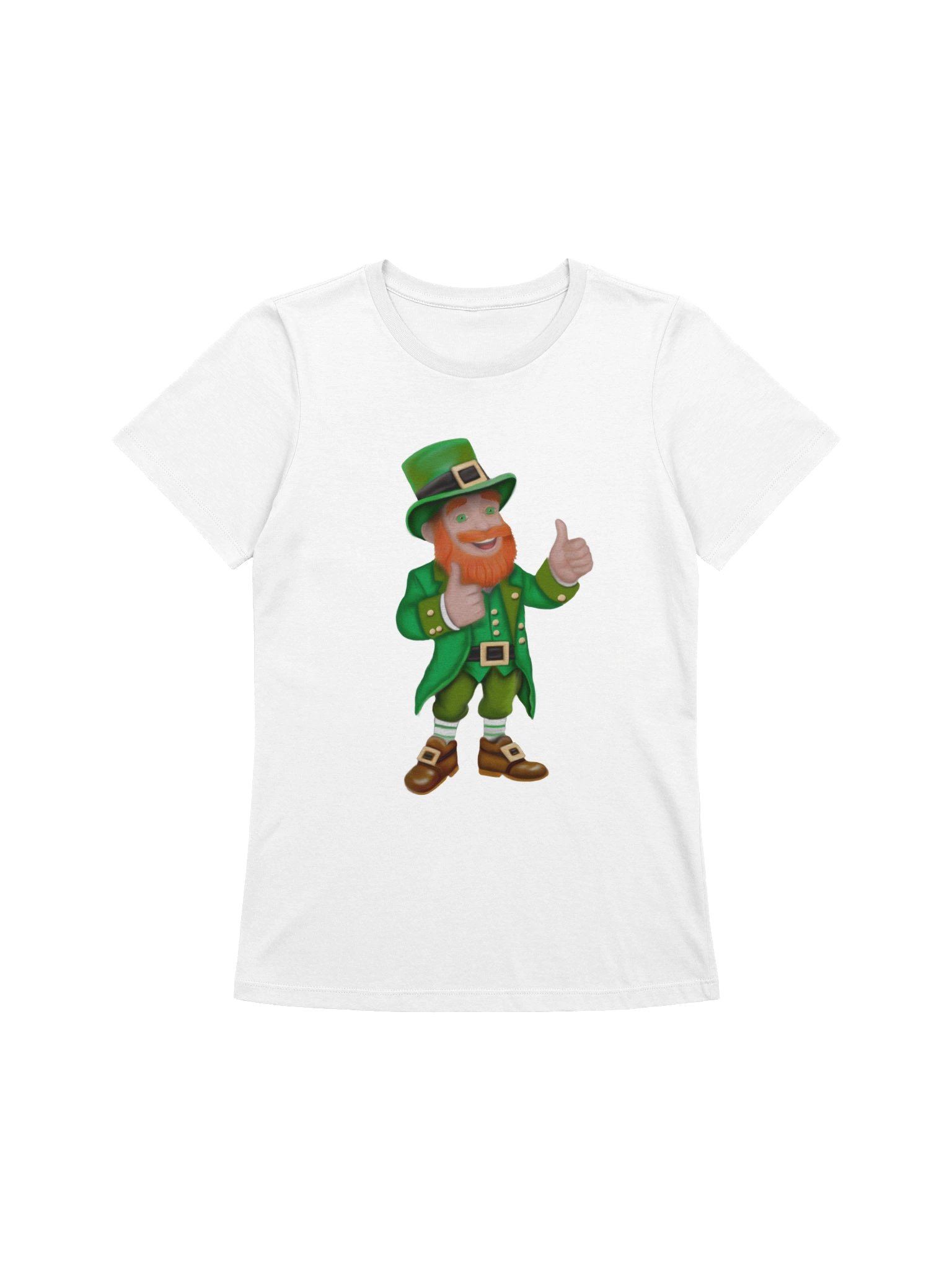 Leprechaun T-Shirt. Women's Bella+Canvas Supersoft Relaxed-fit T-Shirt product image (1)