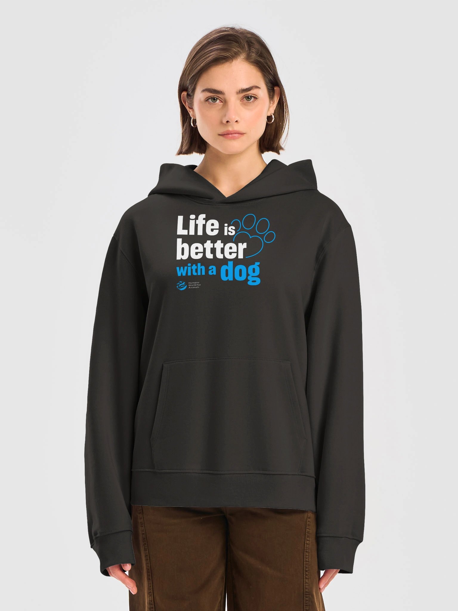 Life is better with a dog - Typographic - Hoodie product image (5)
