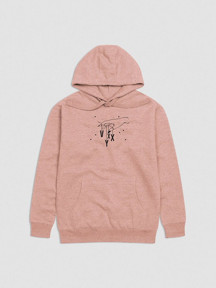 LIMITED EDITION: VYXX strings hoodie (Black Stitches) product image (6)