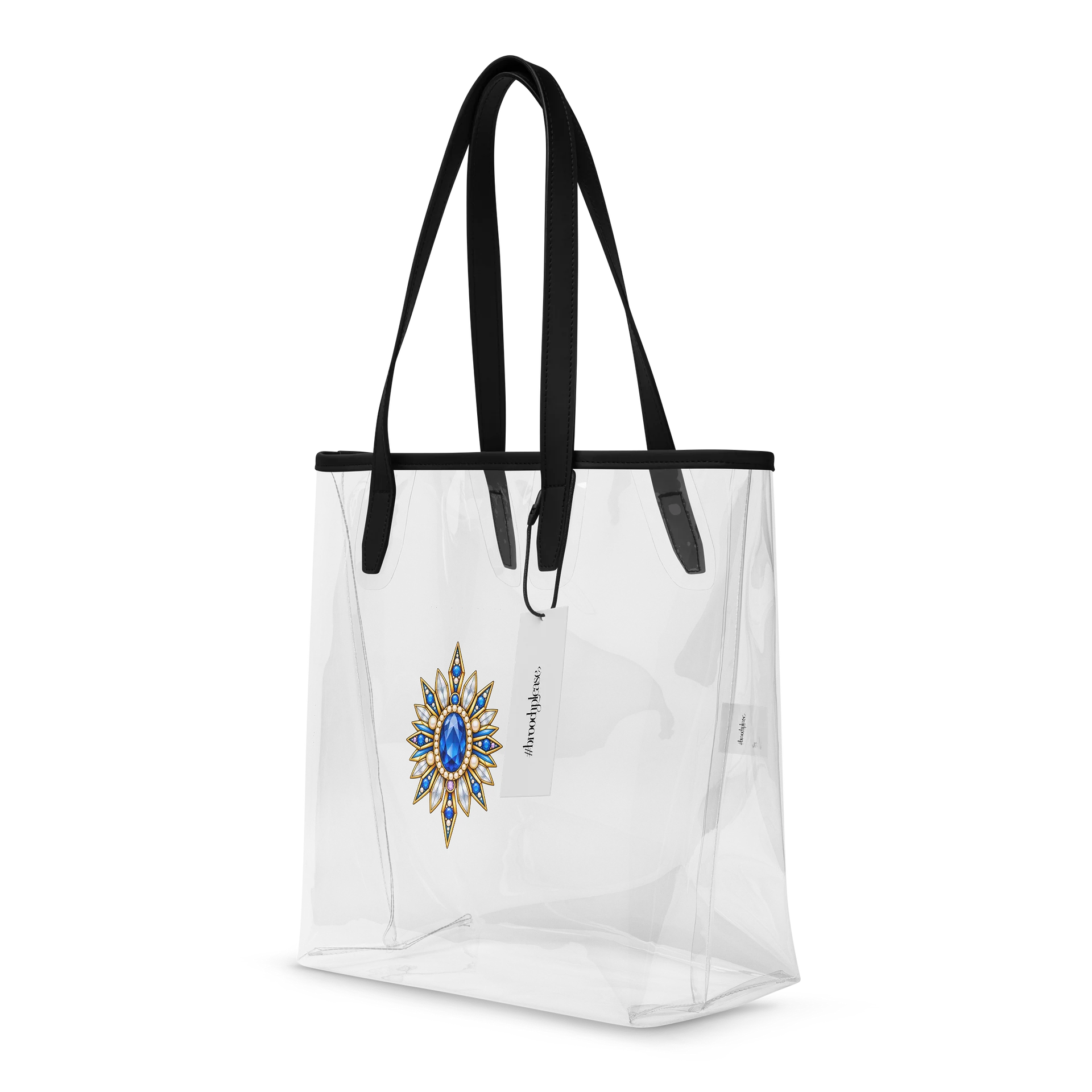 Starburst Brooch Clear Tote product image (4)
