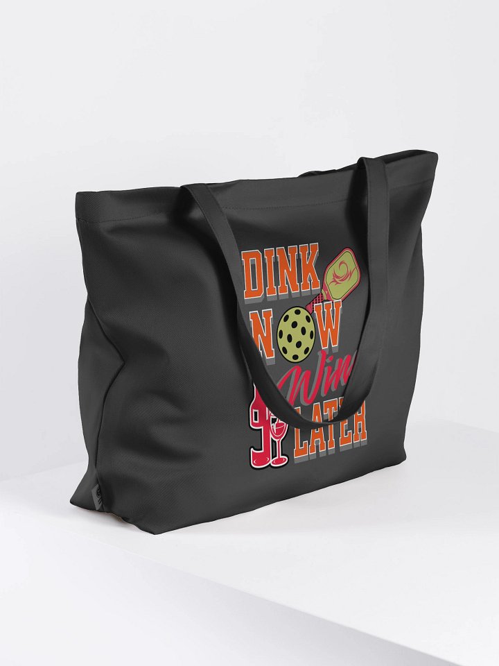 Dink Now Wine Later Pickleball Eco Tote product image (1)