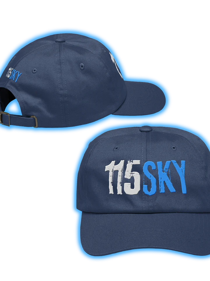 115SKY Classic Dad Hat Blue Logo product image (1)