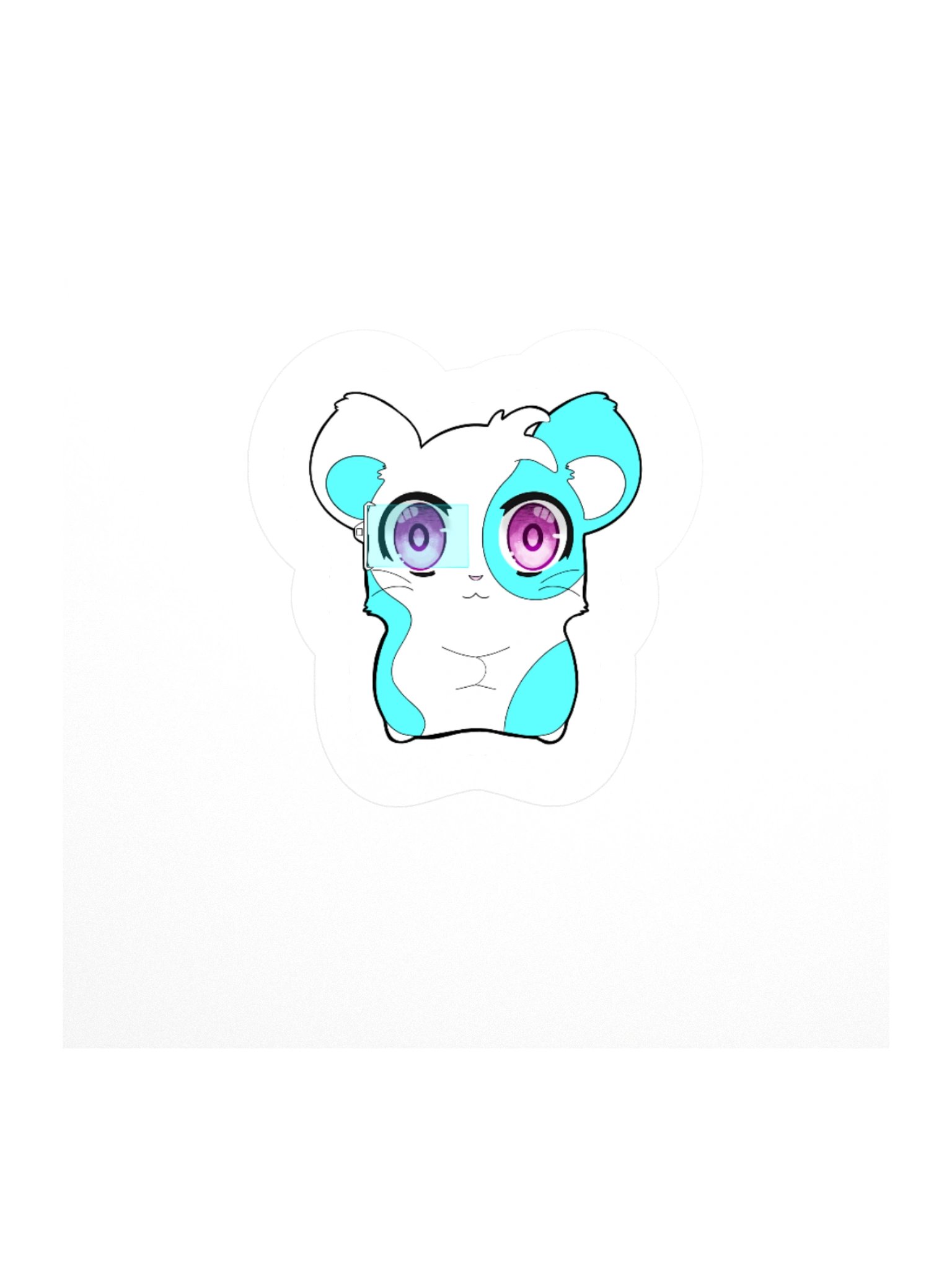 Space Hammy Sticker product image (1)