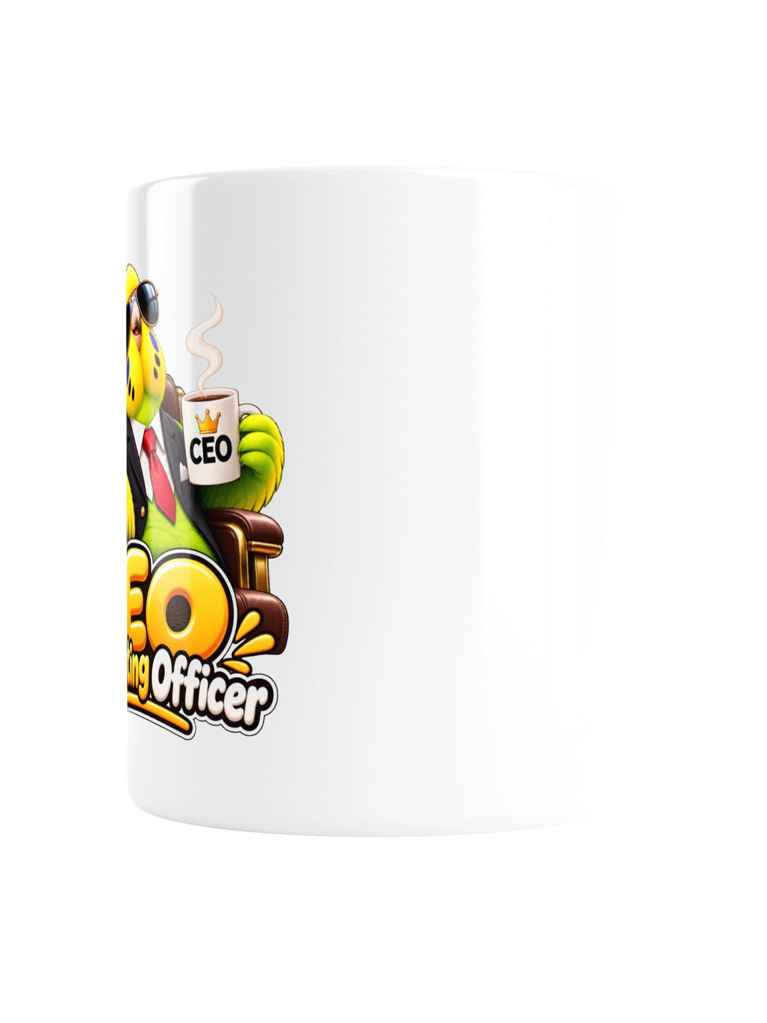 CEO – Chief Eating Officer | Funny Budgie Mug product image (5)