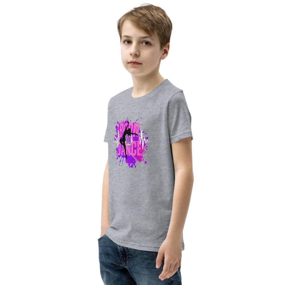 Born to Dance Her Silhouette Dynamic Dance Youth T-Shirt product image (12)