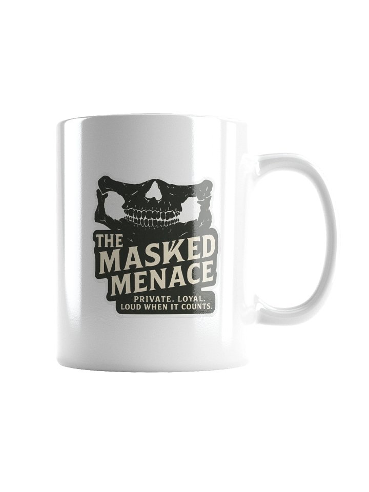 Z's Masked Menace Members Only Cup White. product image (2)