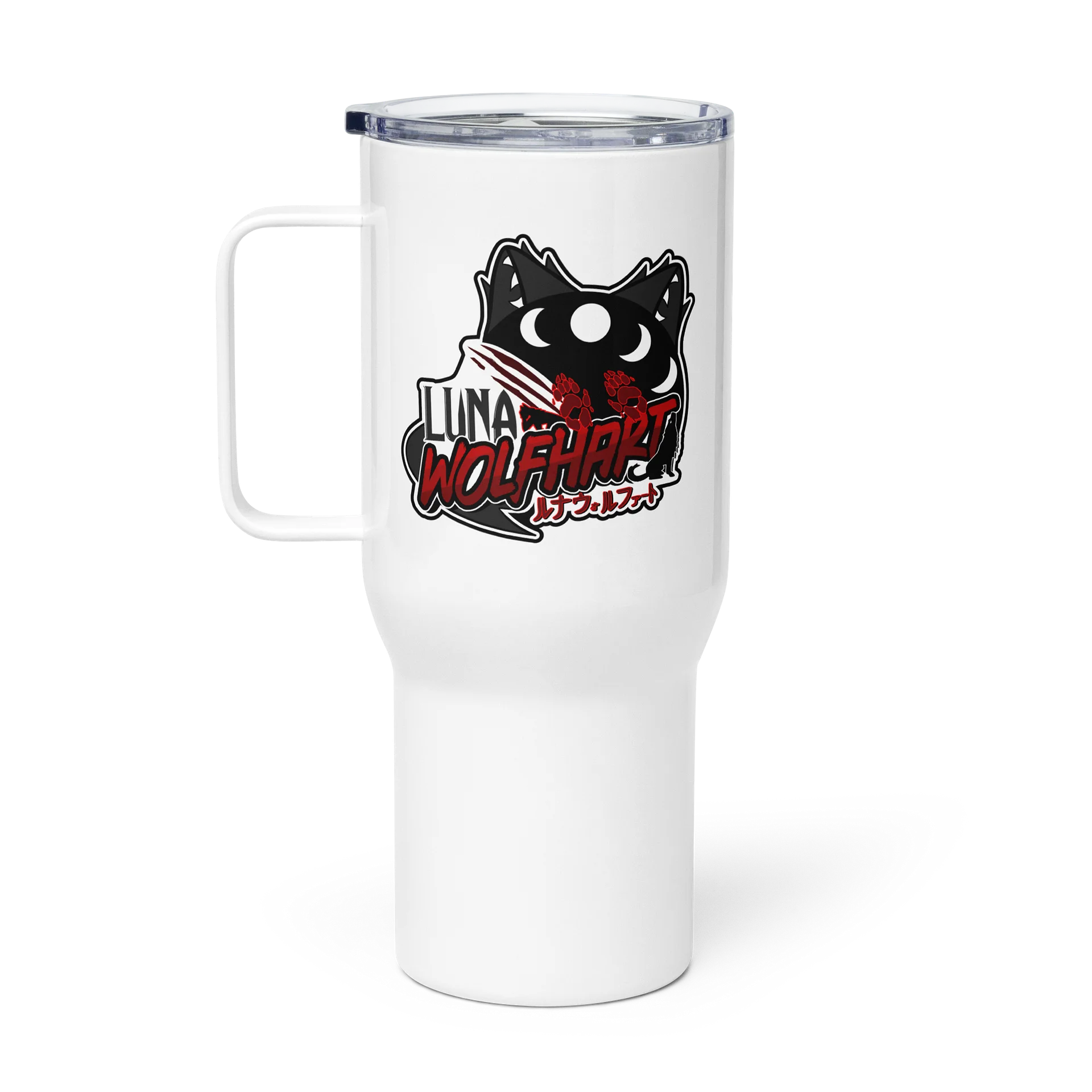 Luna Logo & "Yippee" - Travel Mug product image (1)