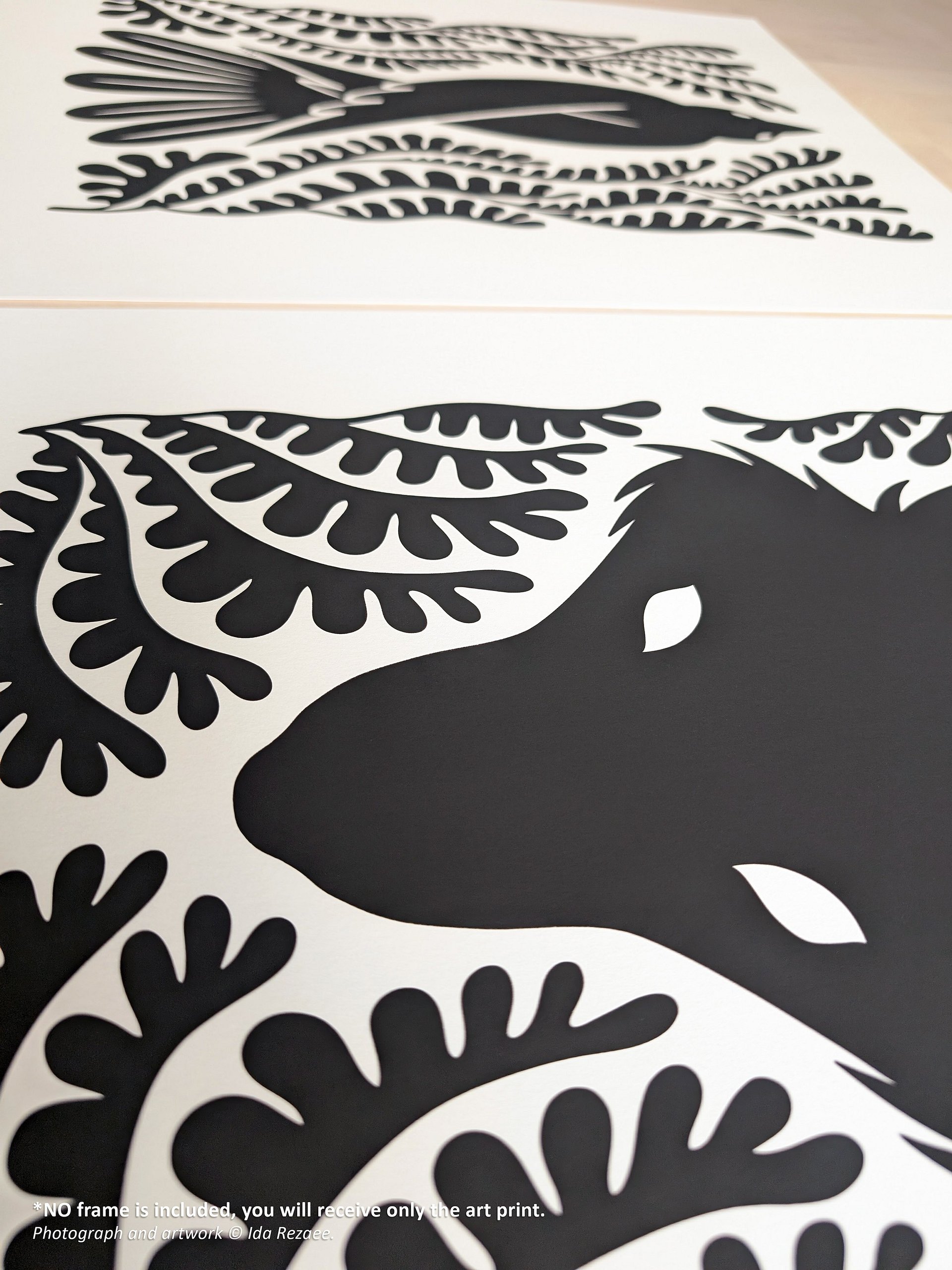 Wolf Stare Art, Mystical Pagan Print product image (4)