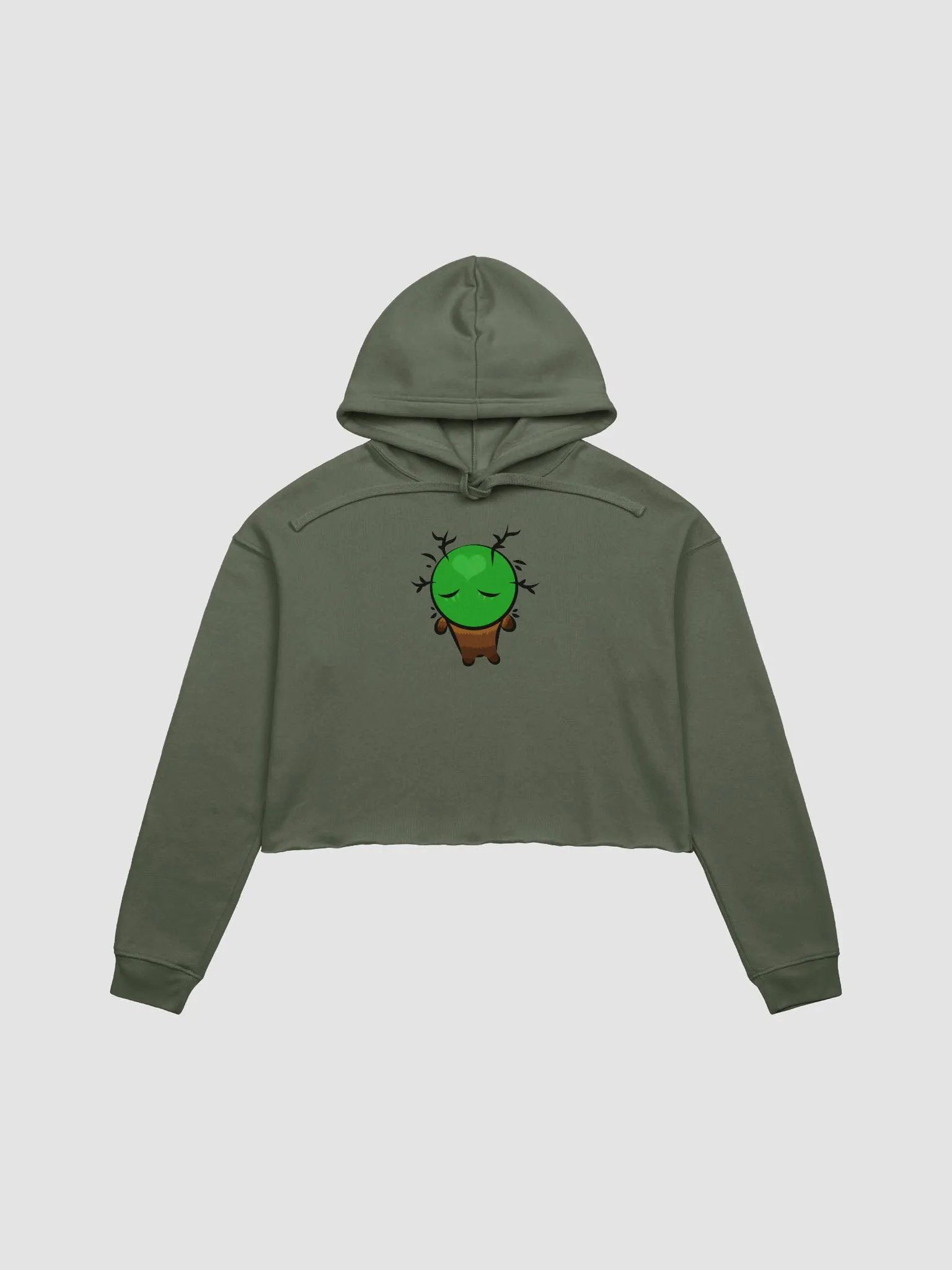 Frank Heart Fleece Crop Hoodie product image (1)