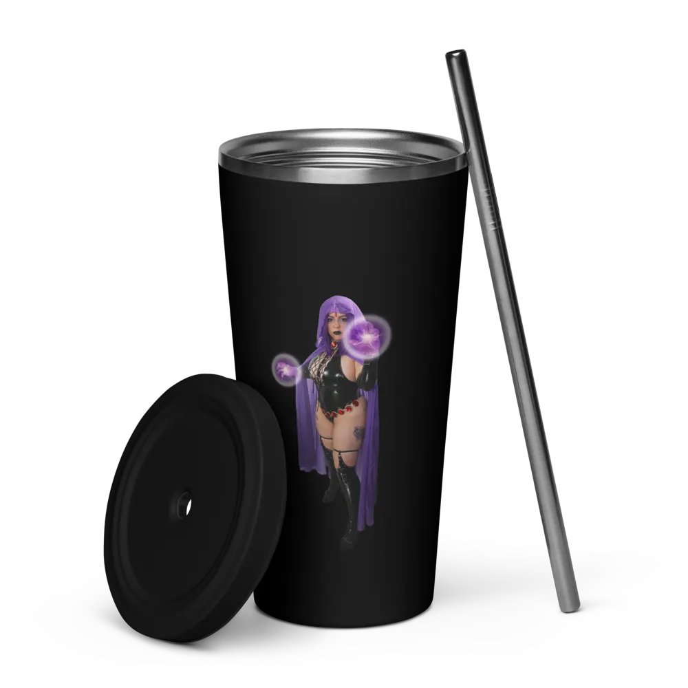 Raven Insulated Tumbler w/ Straw product image (7)
