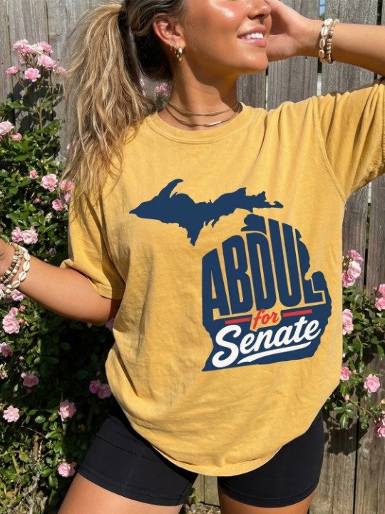 Abdul El-Sayed For Senate T-Shirt | US Midterms 2026 Democrat Progressive Tee product image (22)