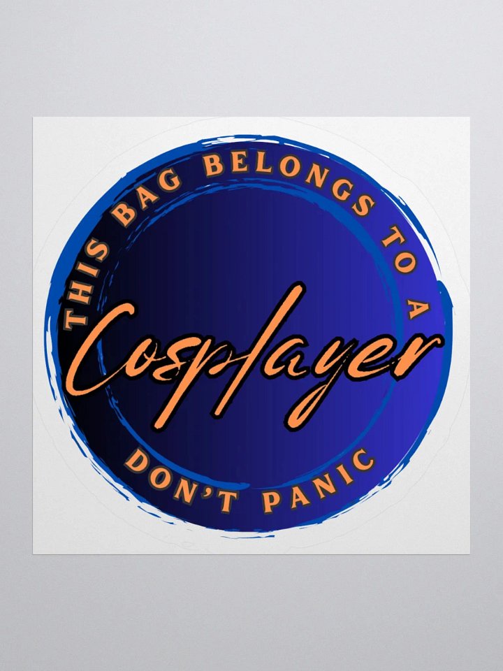 Cosplayer's Luggage Sticker product image (1)