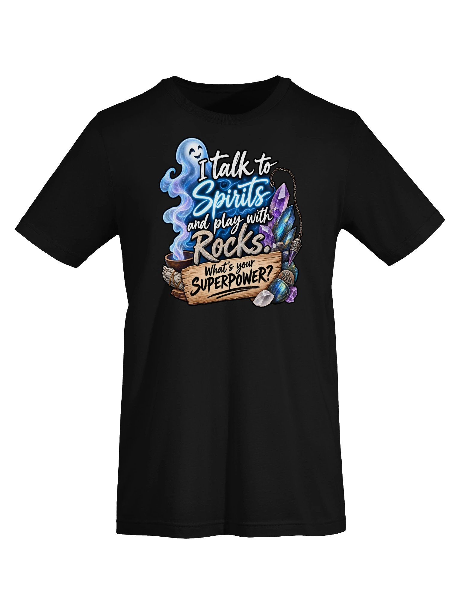 I Talk to Spirits Witchy Tee product image (5)
