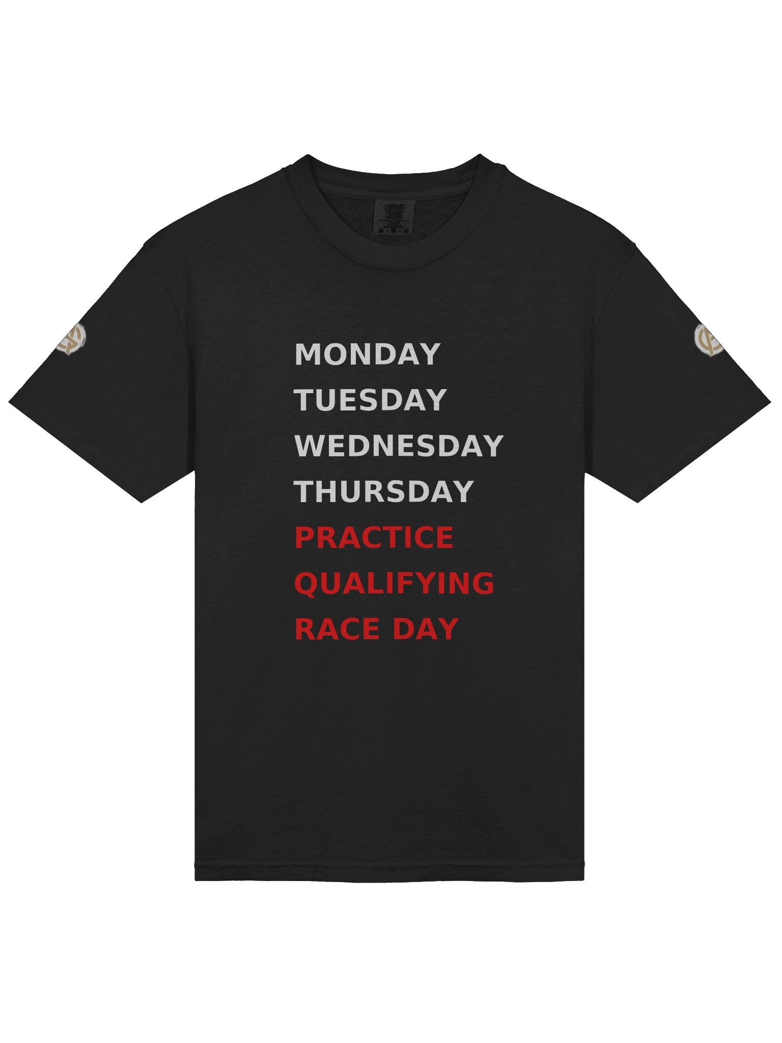 A Racers Weekly Schedule Heavyweight Shirt product image (10)