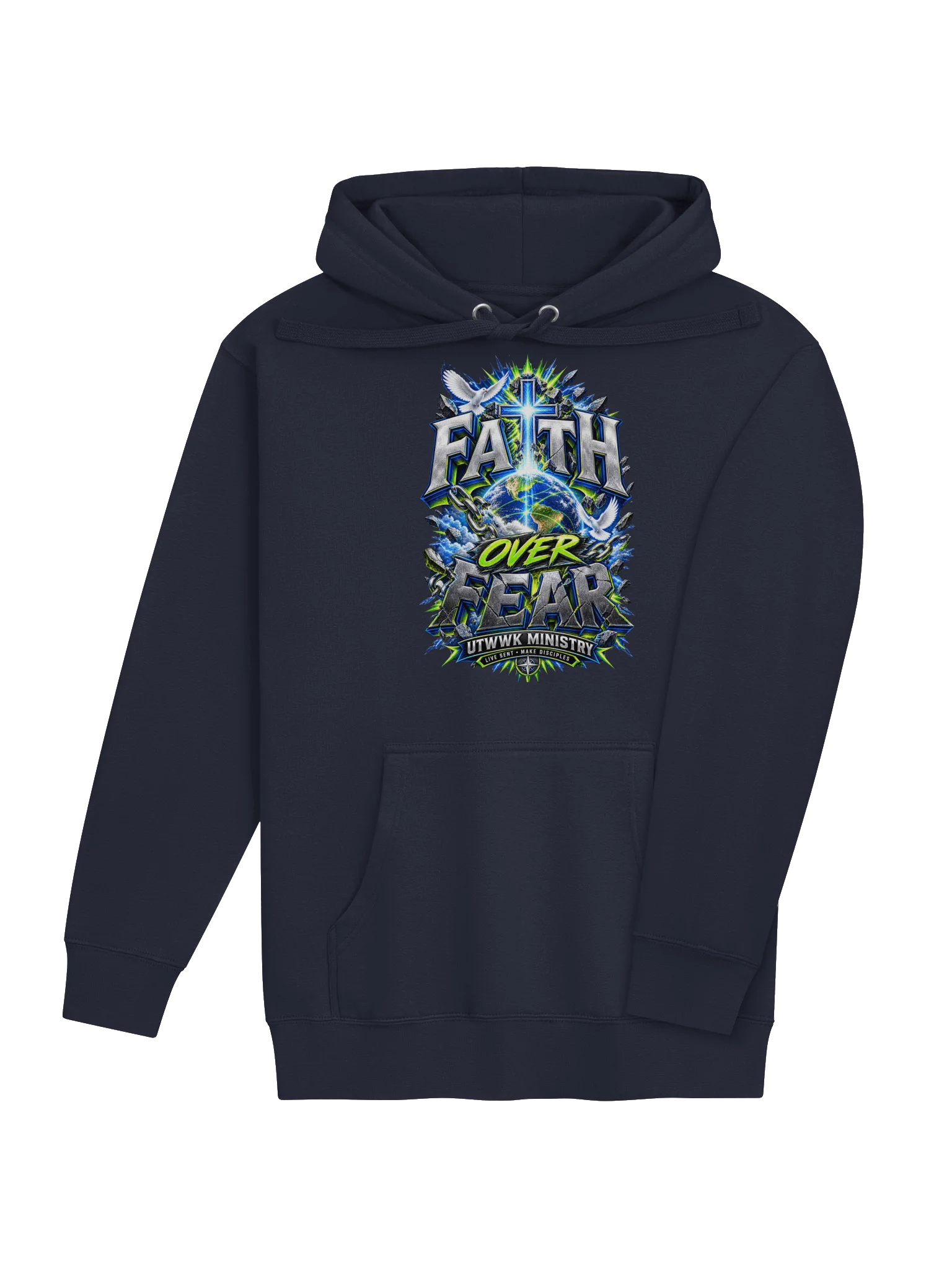 Faith Over Fear Premium Hoodie product image (20)