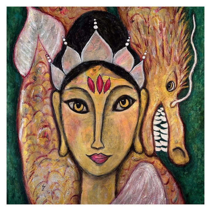 Dragon Kuan Yin Print product image (2)