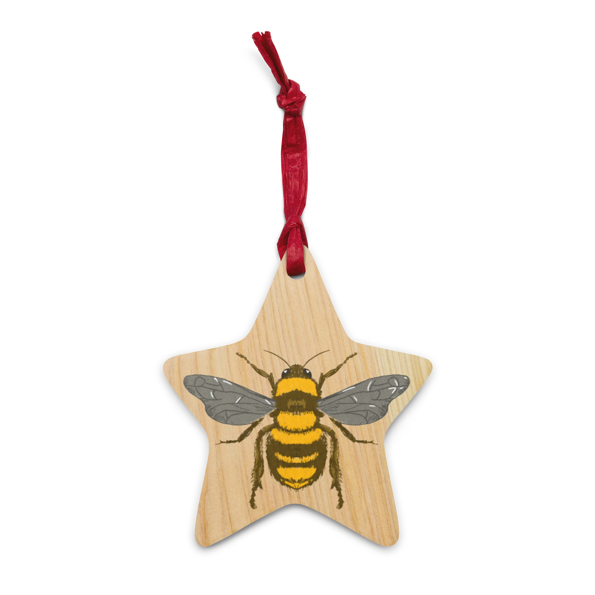 Bee Star Heart Ornament product image (2)