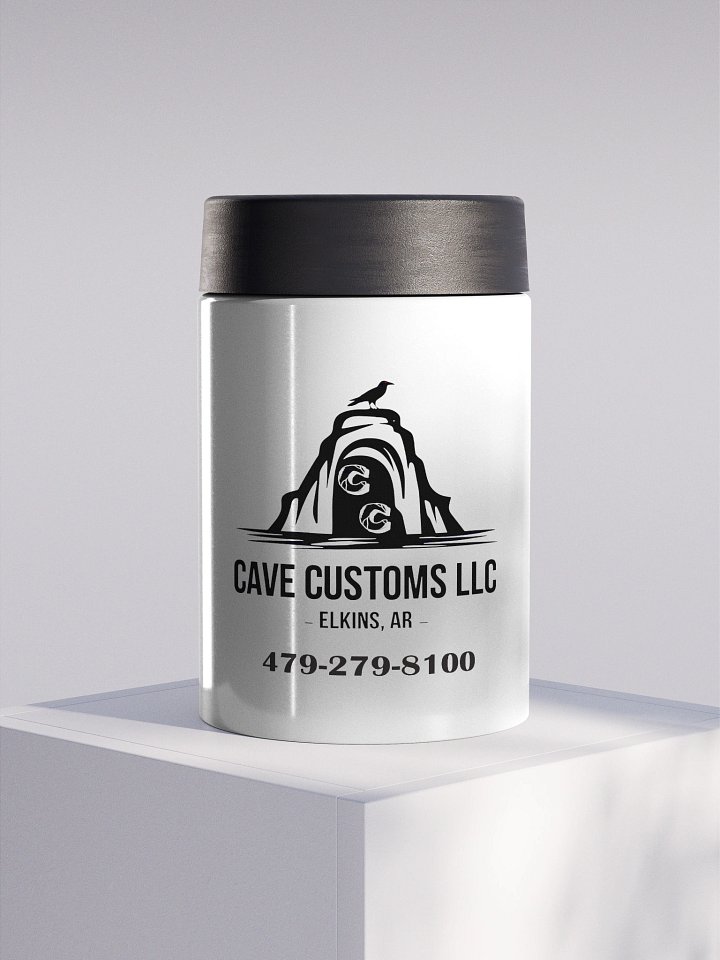 Cave Customs Stainless Steel Koozie product image (1)