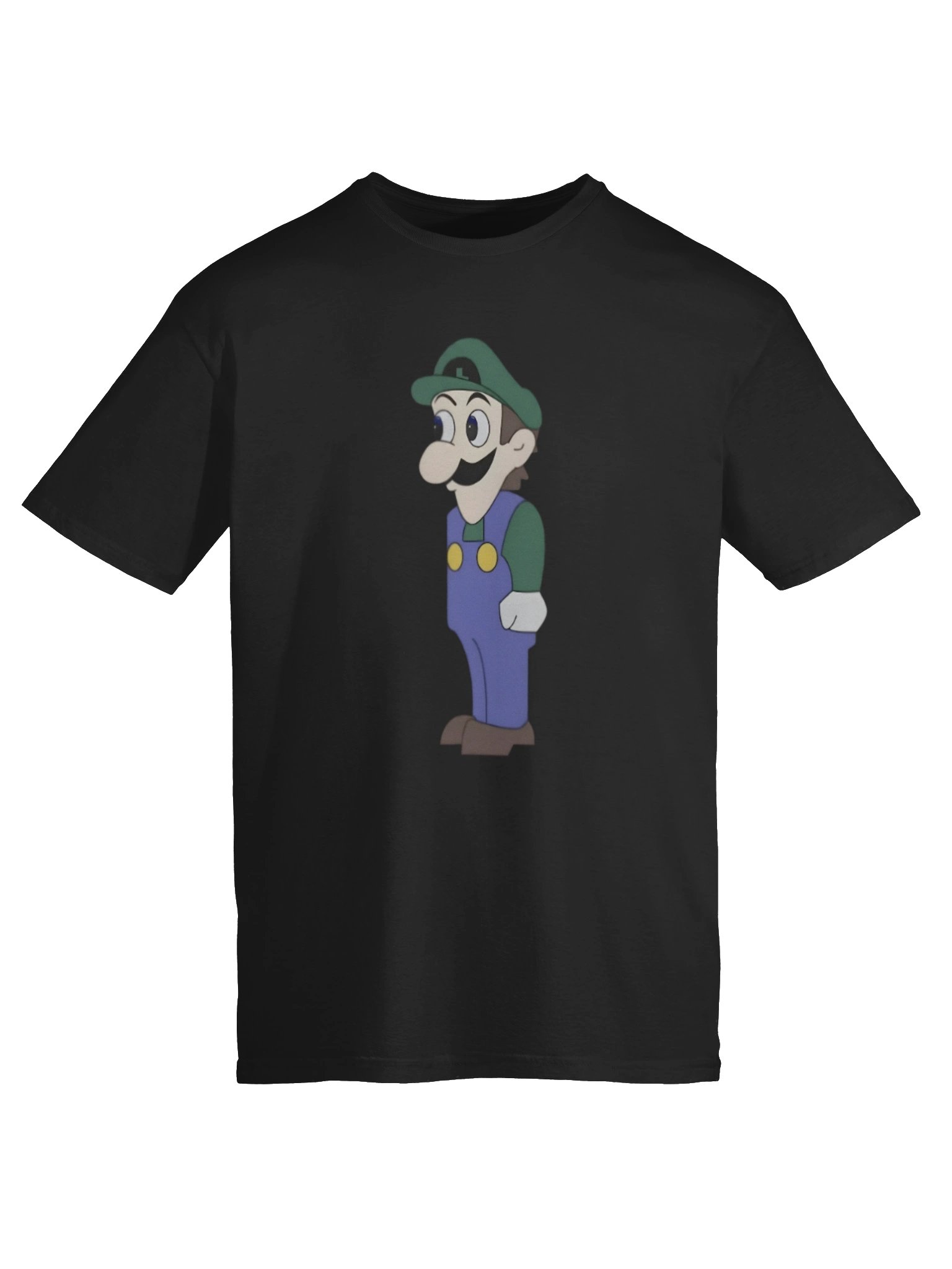 Look at the Front of My Shirt for Boobs Shirt – Luigi Meme product image (9)