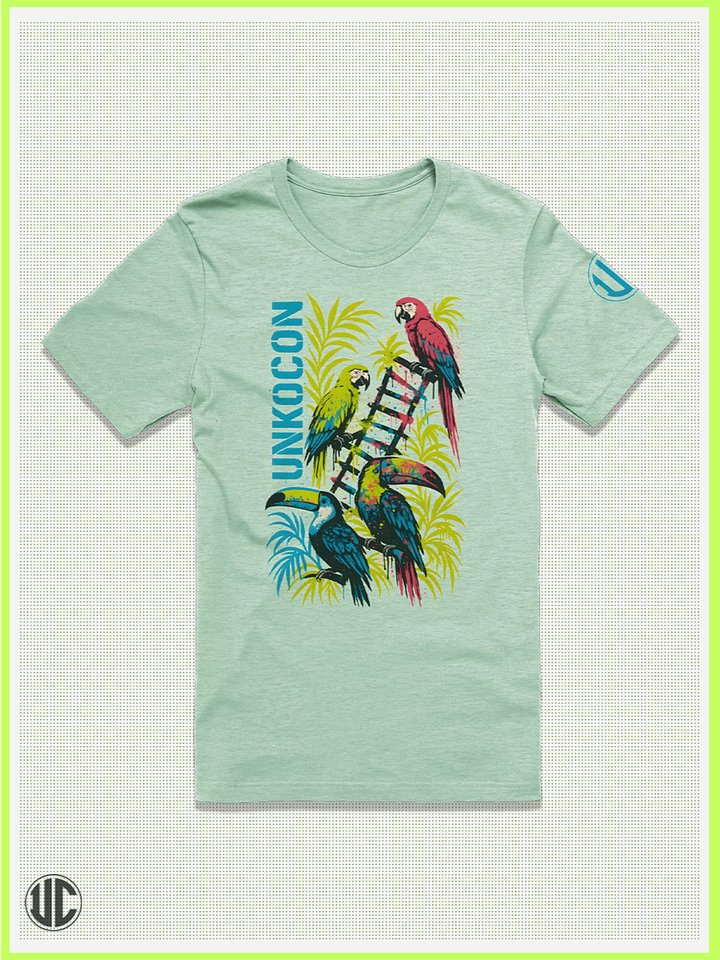 Tropical Talkback – Jungle Bird Graphic T-Shirt product image (1)