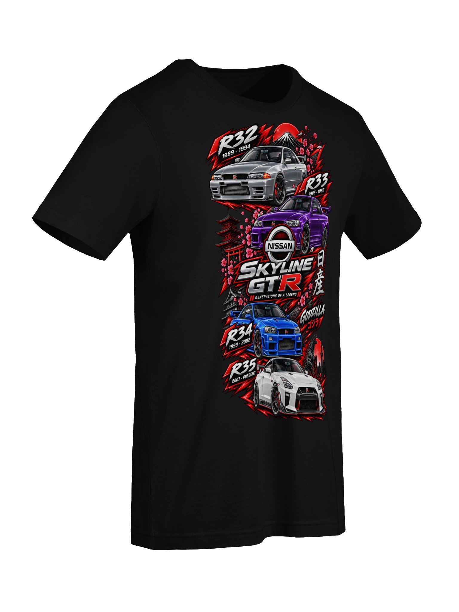 Nissan Skyline GT-R Generations Legend Tee product image (8)