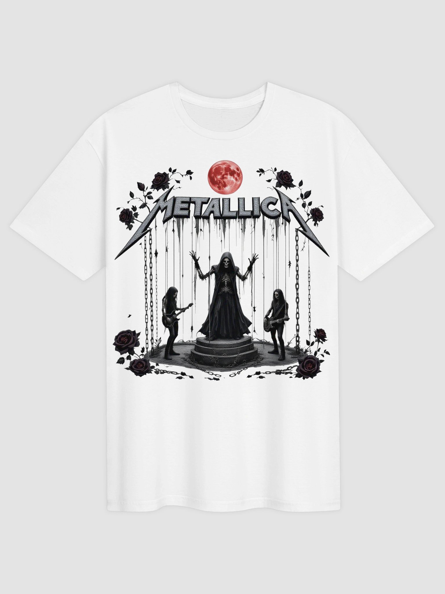 Gothic Metallica Moon T-Shirt product image (1)