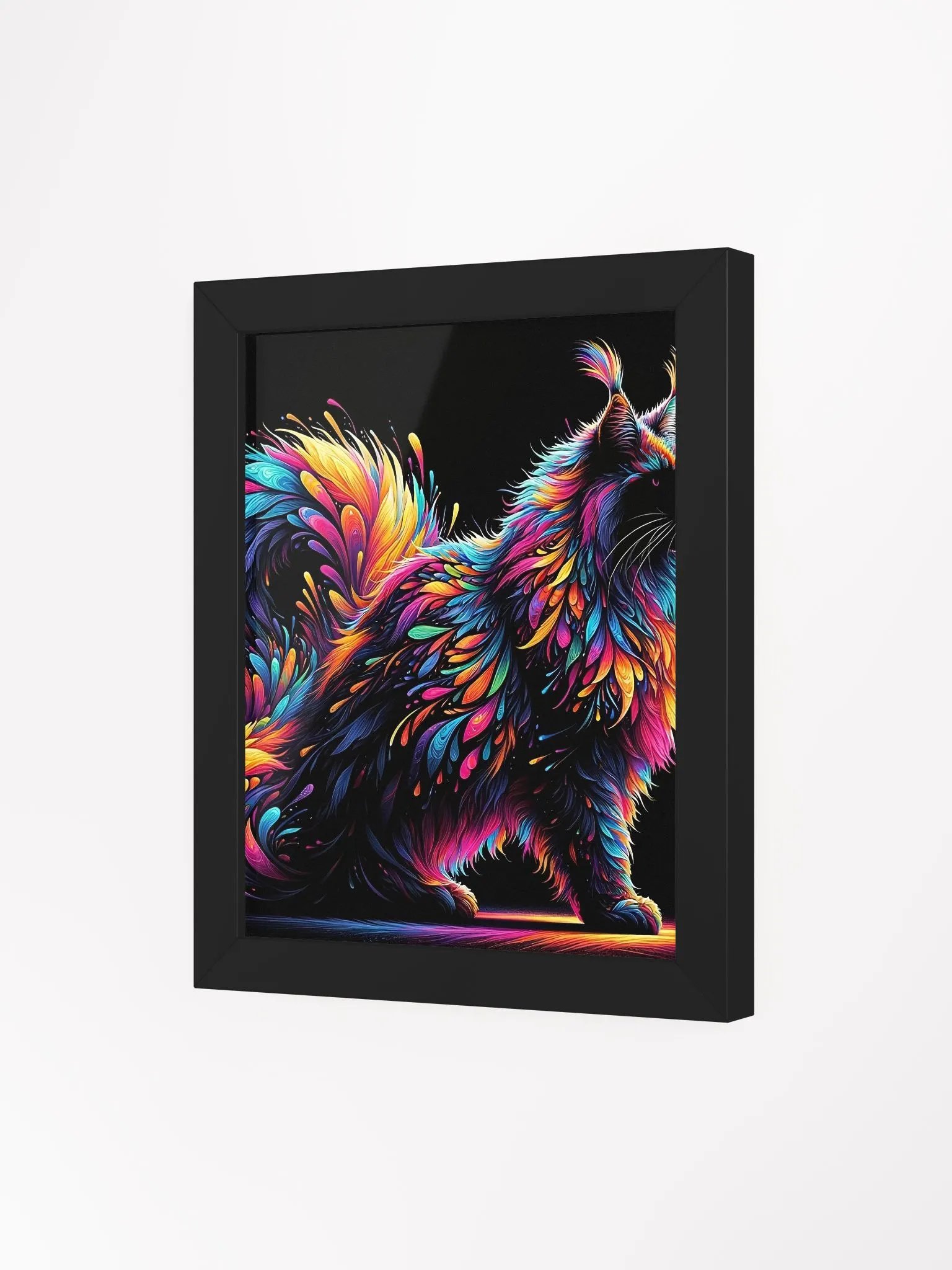 Framed High-Quality Matte Poster (in): Maine Coon 3 product image (3)