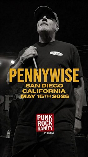 Pennywise Live: Performing Peaceful Day in San Diego, California.
May 16, 2026, at SOMA SD.
Touring with DFL, H2O, and Circle...