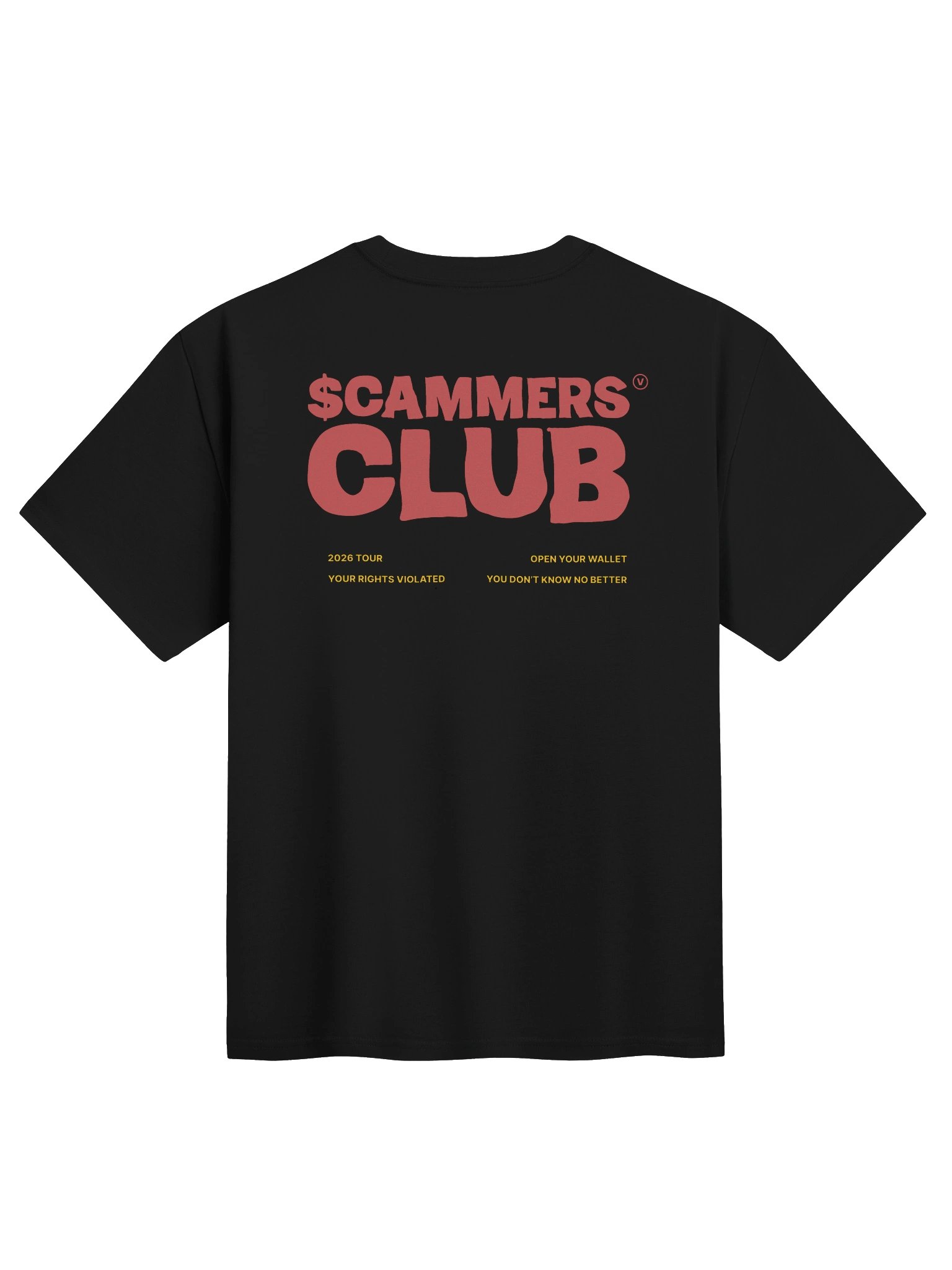 The Scammers Club Tour Tee (in the Dark) product image (2)