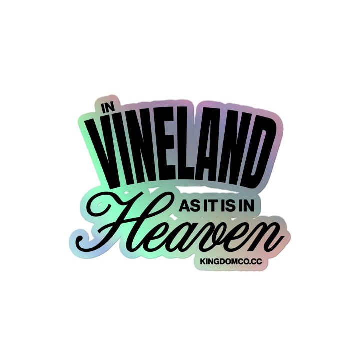 In Vineland As It Is In Heaven Sticker product image (2)