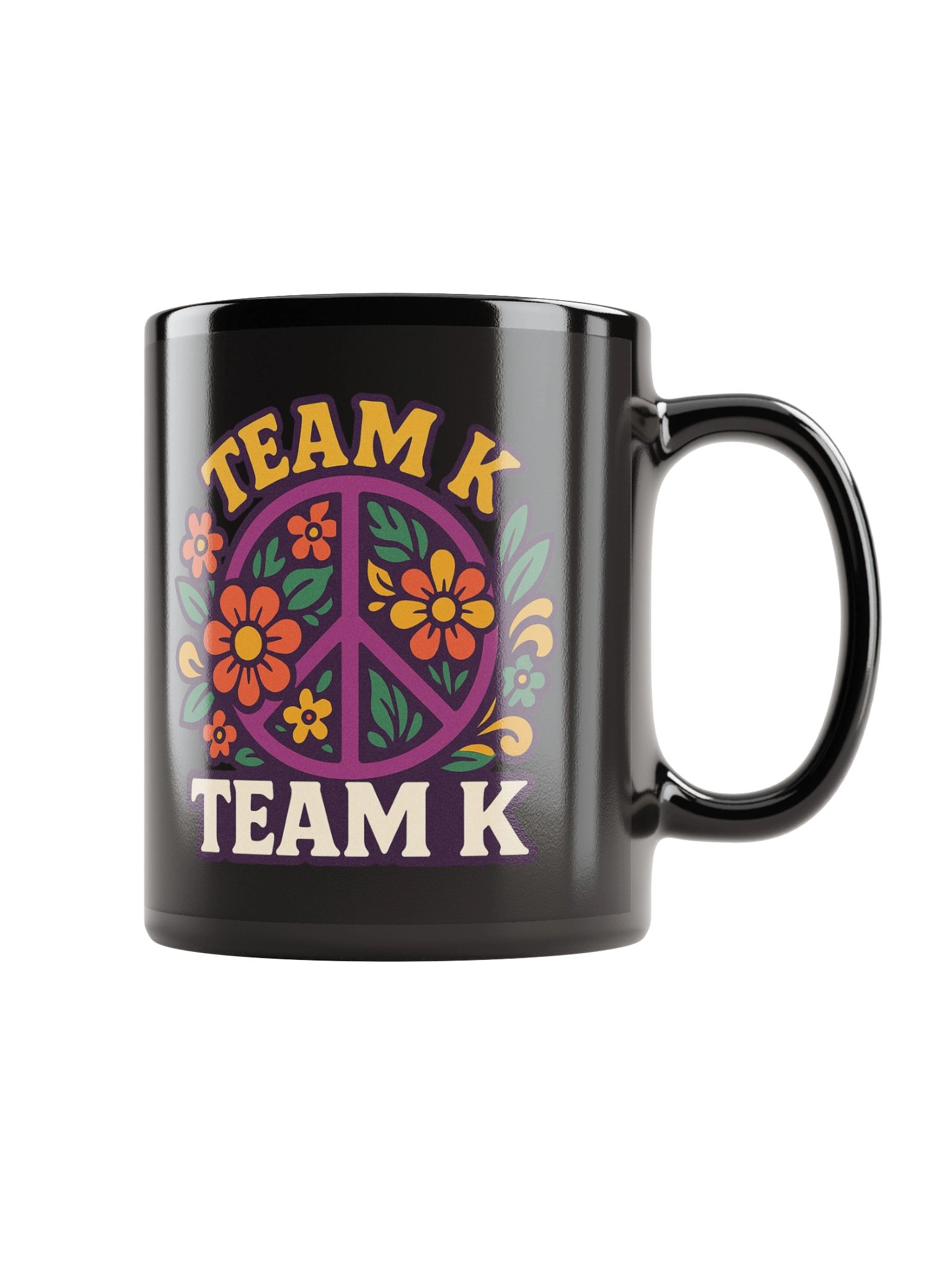 Team K 1960's Black Mug product image (1)