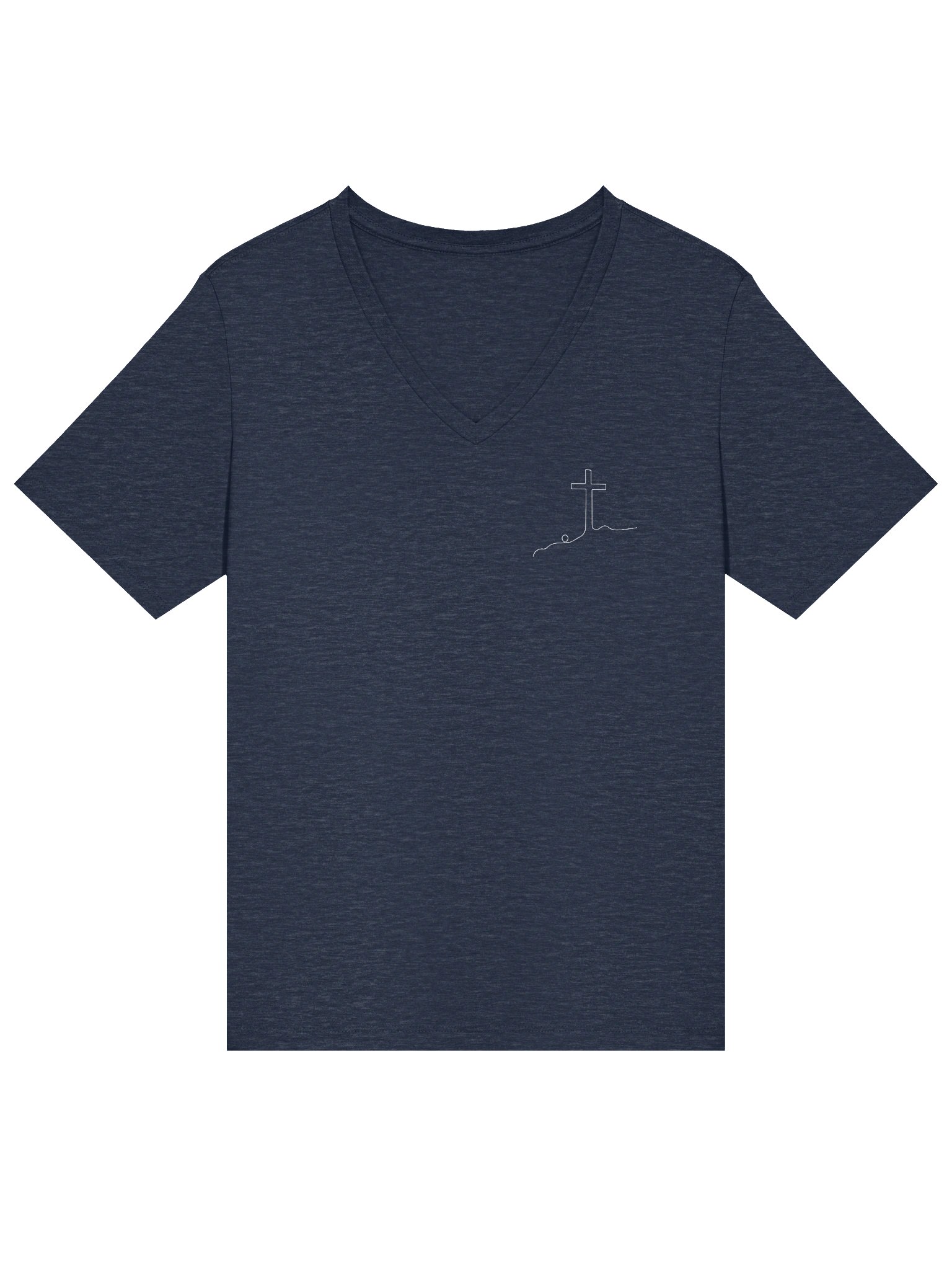 Ask Me About Jesus Relaxed V-Neck product image (3)