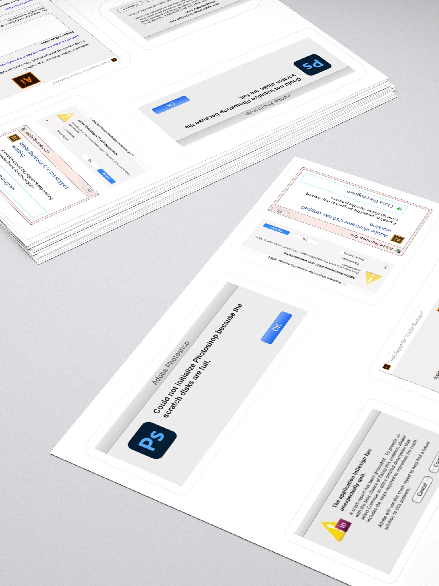 Adobe Crashed Stickers product image (4)