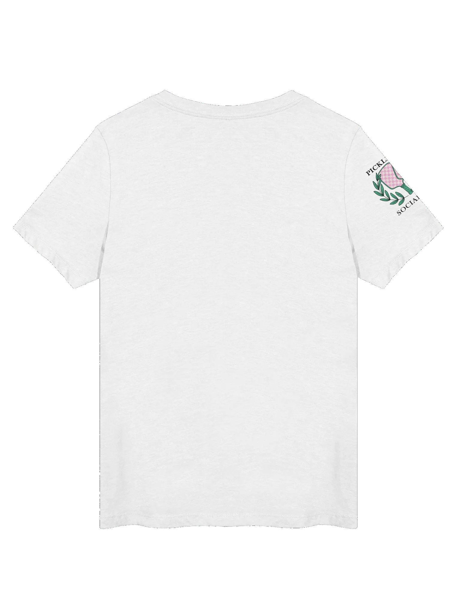 Checkered Pickleball Paddles Women's V-Neck Tee product image (2)