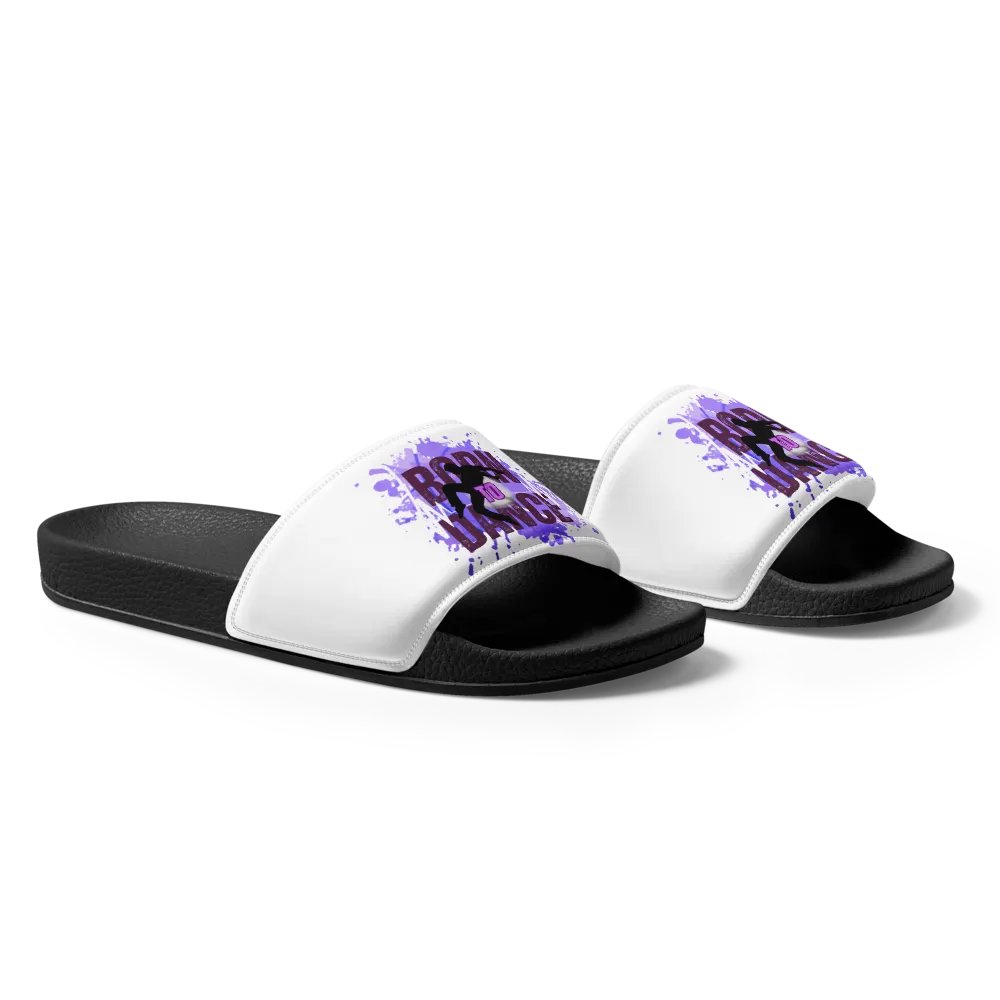 Born to Dance His Silhouette Women's Slides product image (7)