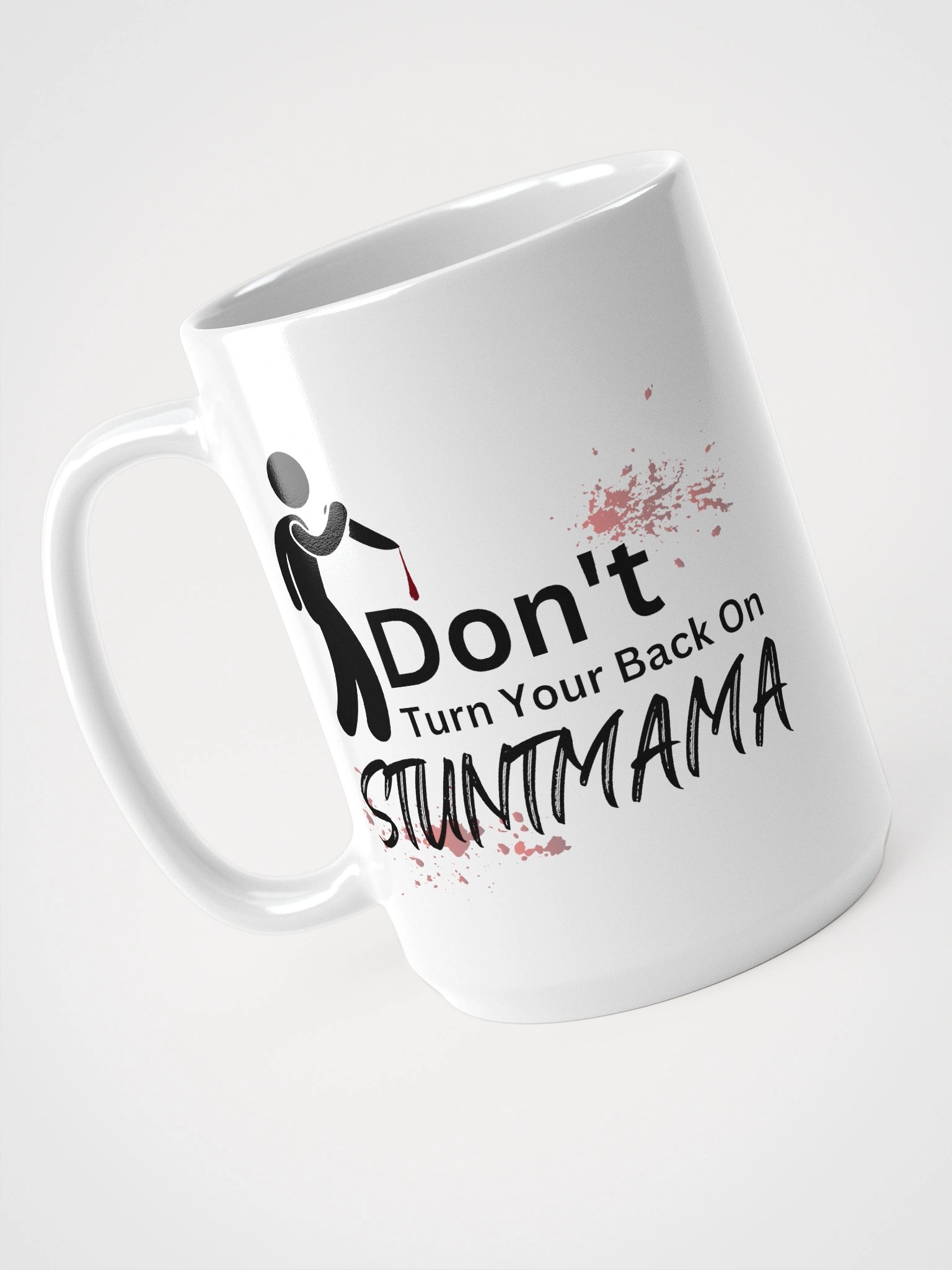Don't turn your back logo mug product image (4)