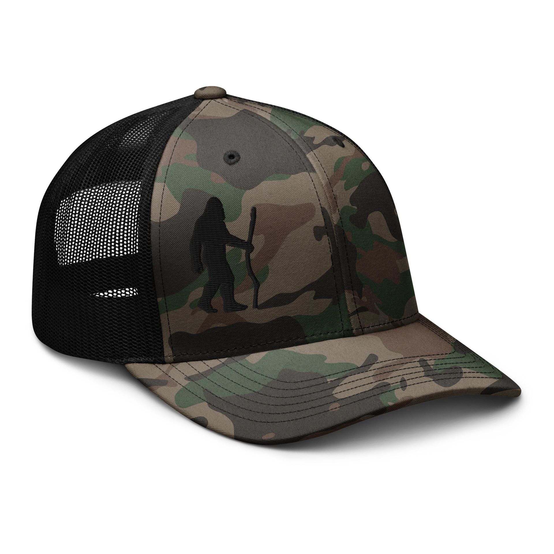 Sasquatch Single Stick-Walker Camouflage Trucker Hat / Feel the MO product image (2)