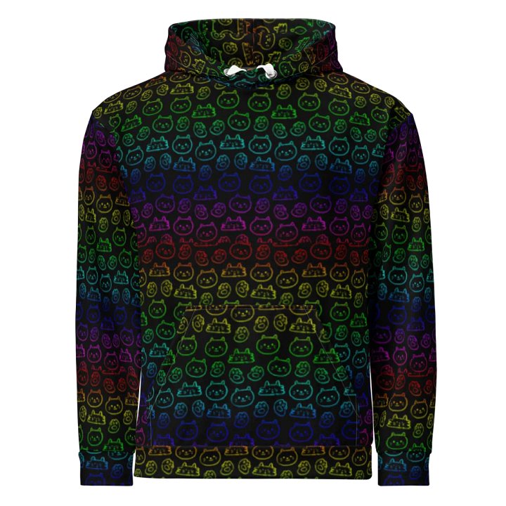 Rainbow Cat Design - Black product image (1)