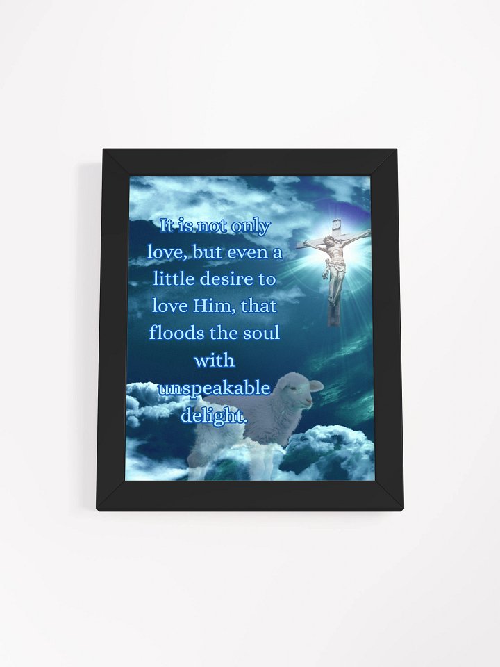 Framed Religious Wall Poster – Christian Matte Art Print product image (1)