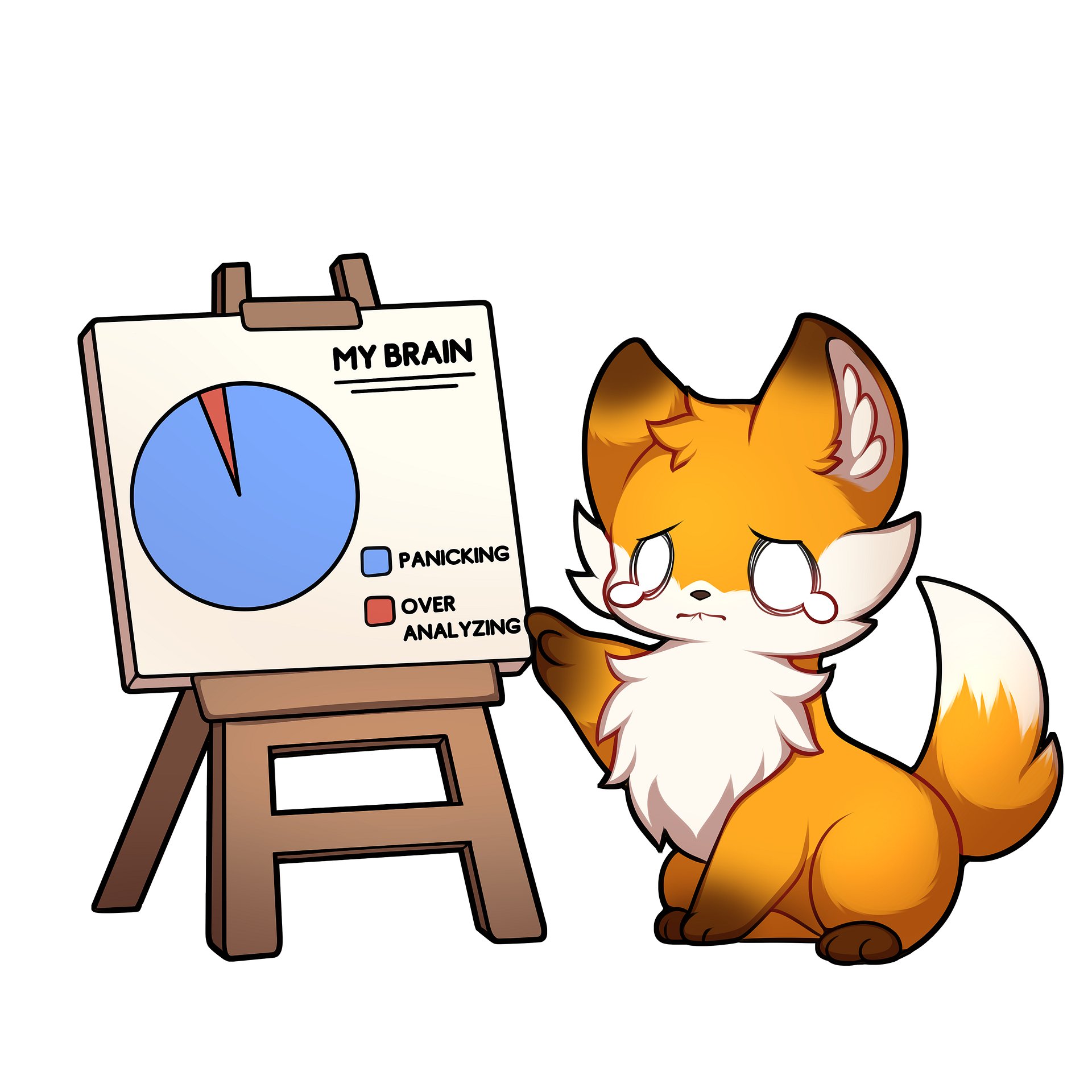 Anxious Fox Mug product image (6)