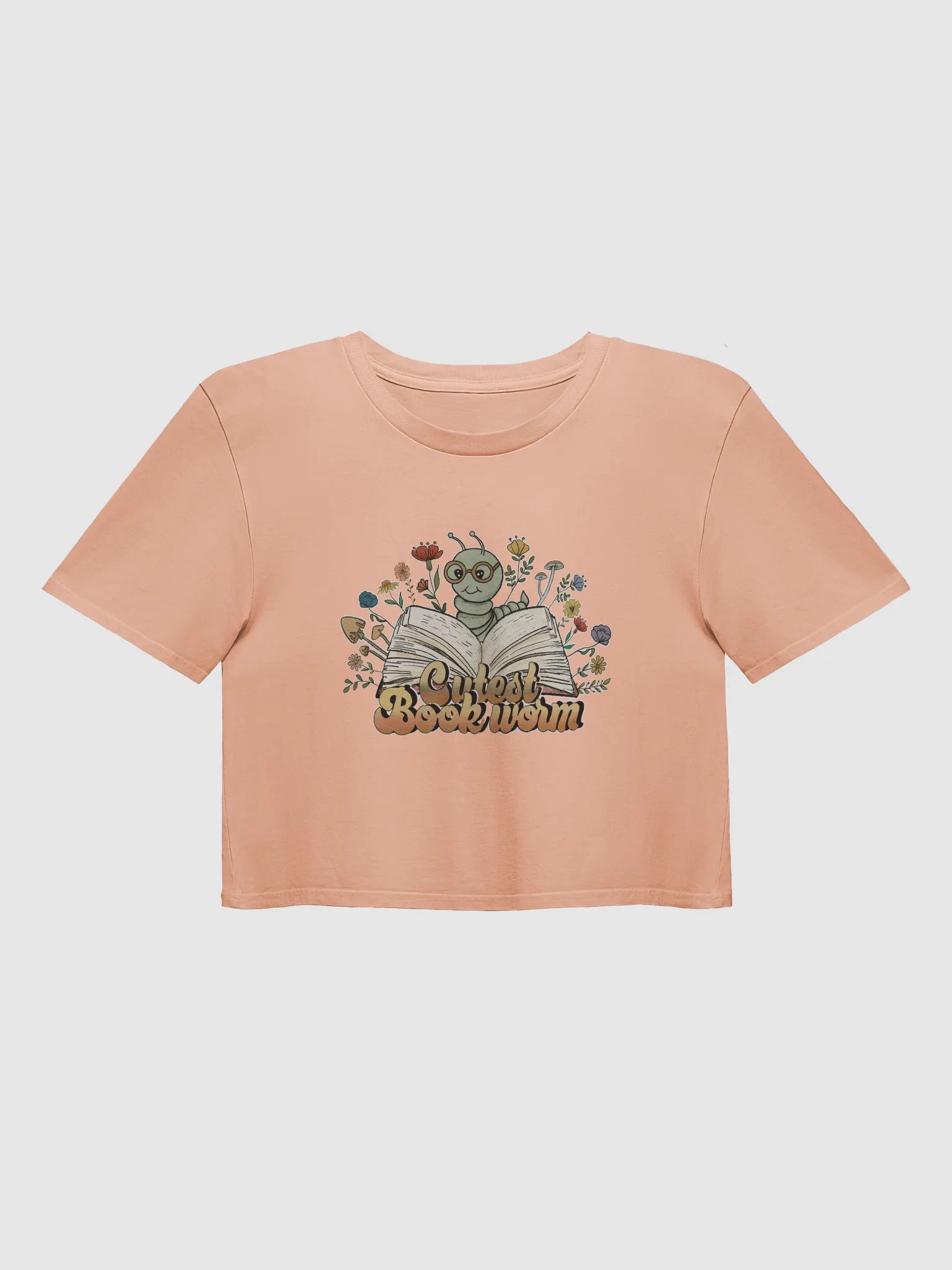 Cutest Bookworm Cropped Top Large Print product image (3)